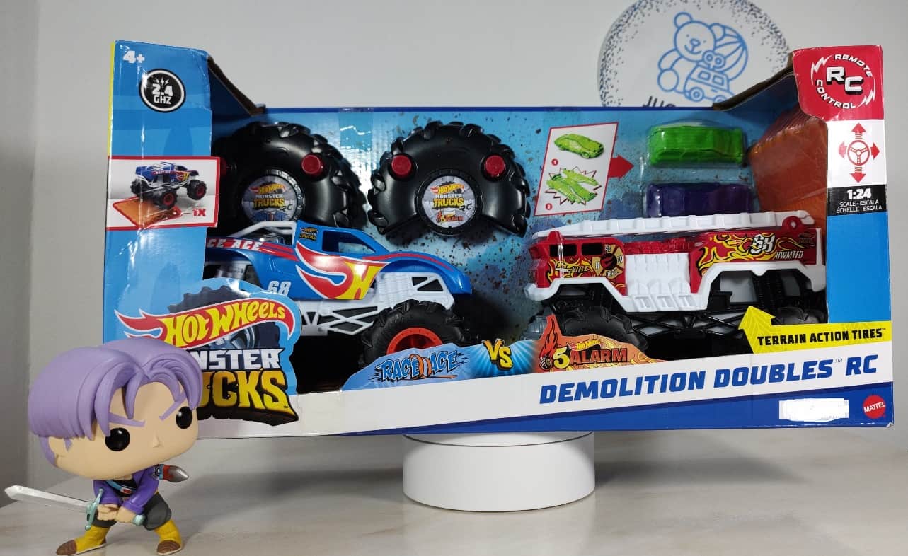 2 Carros Grandes a Control Remoto RC Hotwheels City Cars-frente 2 Carros Grandes a Control Remoto RC Hotwheels City Cars-frente