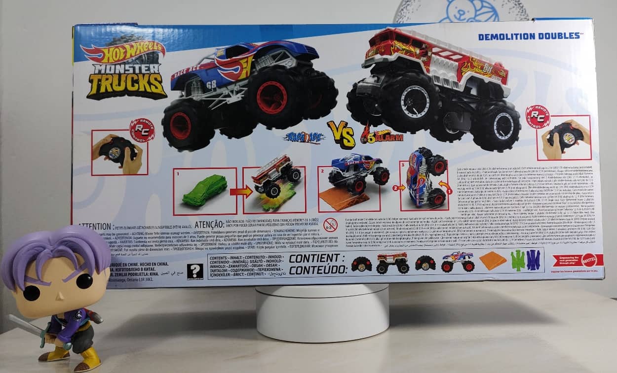 2 Carros Grandes a Control Remoto RC Hotwheels City Cars-trasero 2 Carros Grandes a Control Remoto RC Hotwheels City Cars-trasero