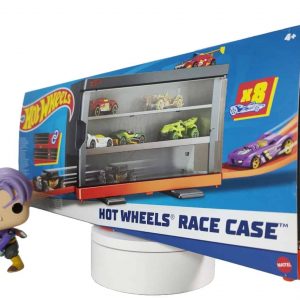 8 Carros y Vitrina interactiva para mostrar Hotwheels City Cars-diagonal derecha