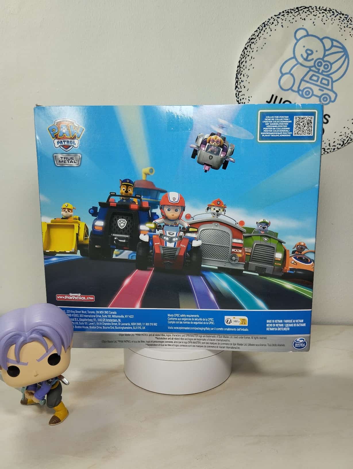 Carros Metalicos Color Neon Nueva Originales Pelicula de Paw Patrol-atras Carros Metalicos Color Neon Nueva Originales Pelicula de Paw Patrol-atras