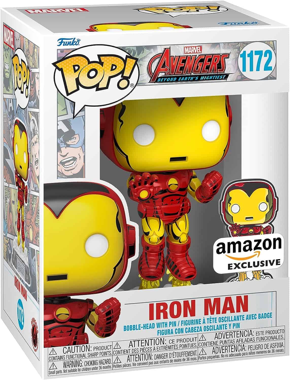 Funko Pop! AVENGERS- Iron Man # 1172-diag Funko Pop! AVENGERS- Iron Man # 1172-diag