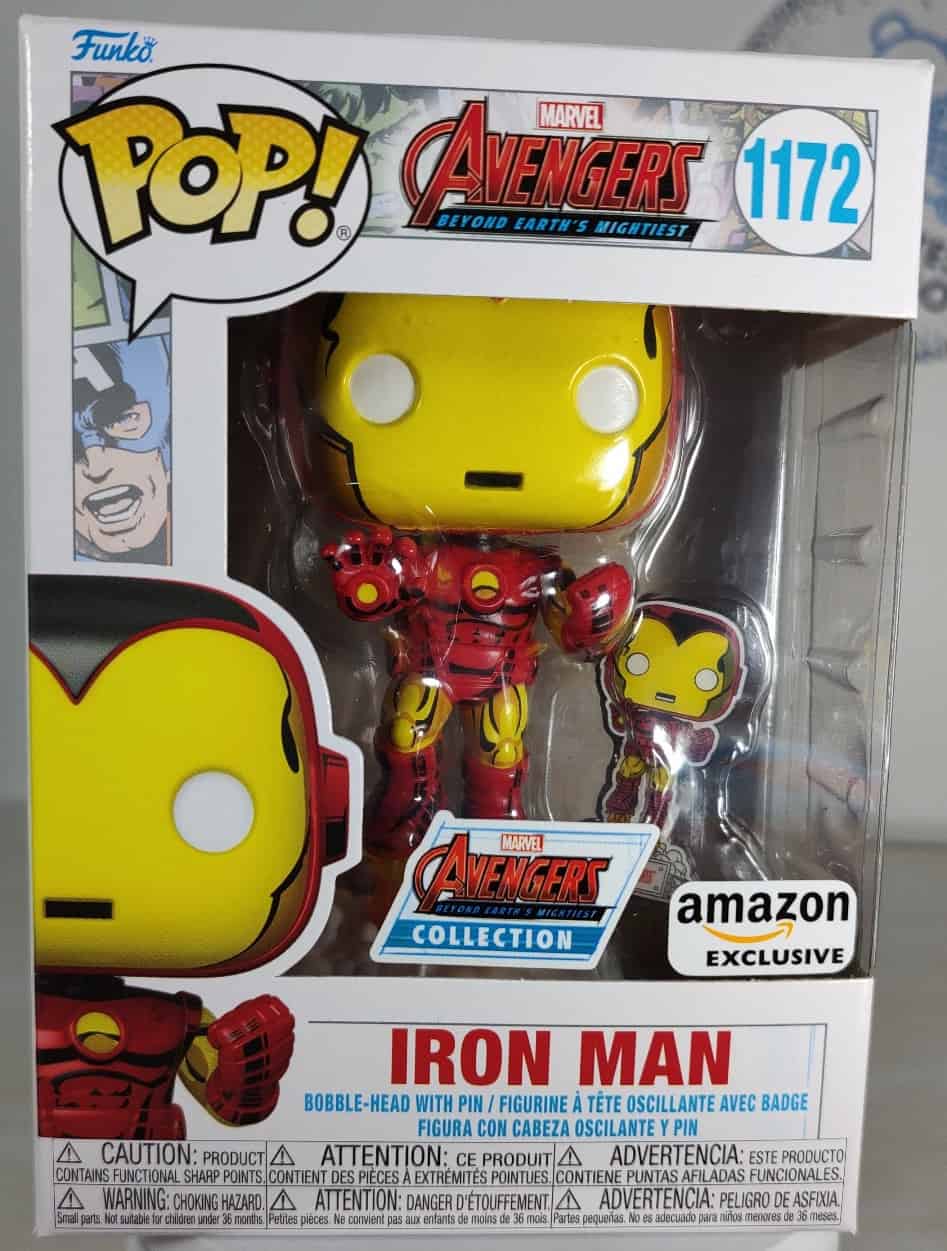 Funko Pop! AVENGERS- Iron Man # 1172-frente Funko Pop! AVENGERS- Iron Man # 1172-frente