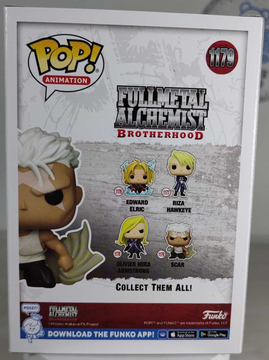 Funko Pop! FULL METAL- Scar # 1179-atras Funko Pop! FULL METAL- Scar # 1179-atras