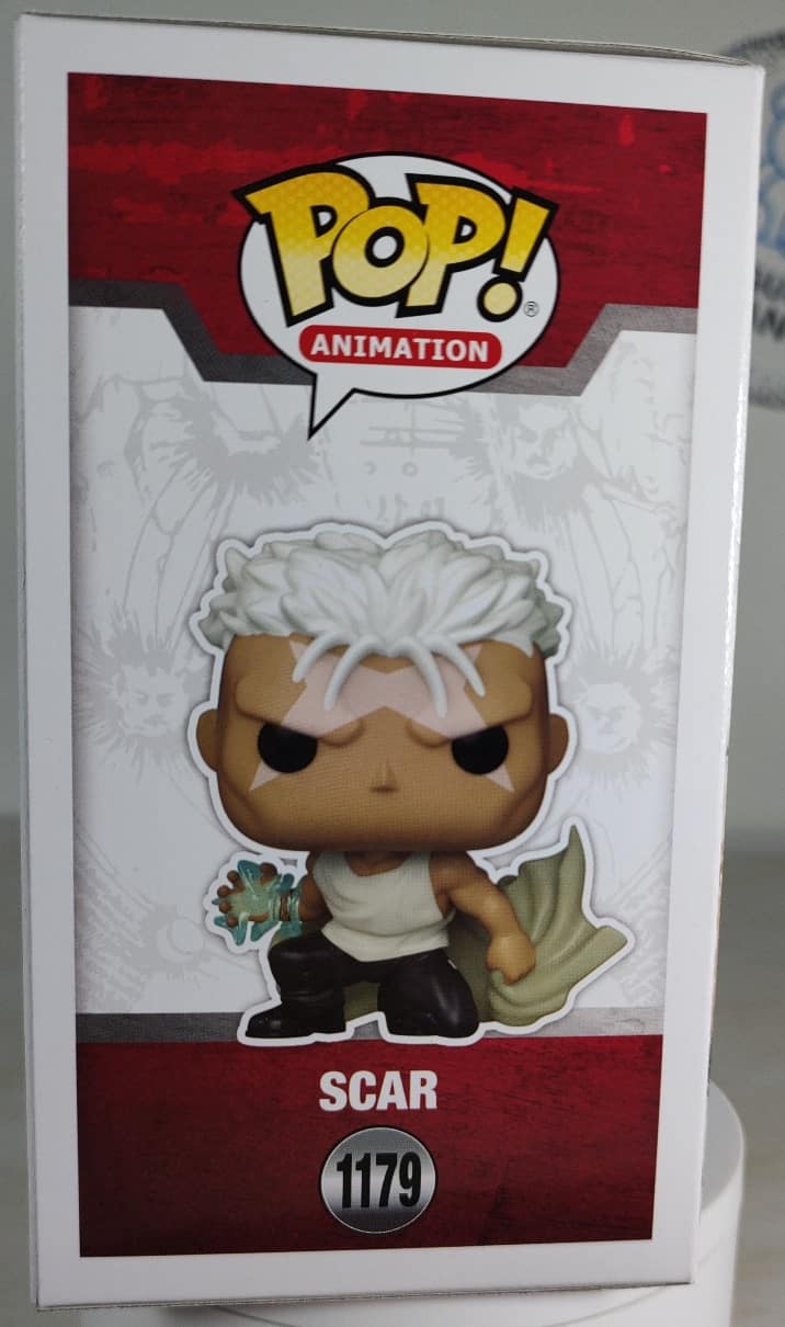 Funko Pop! FULL METAL- Scar # 1179-lado izq Funko Pop! FULL METAL- Scar # 1179-lado izq