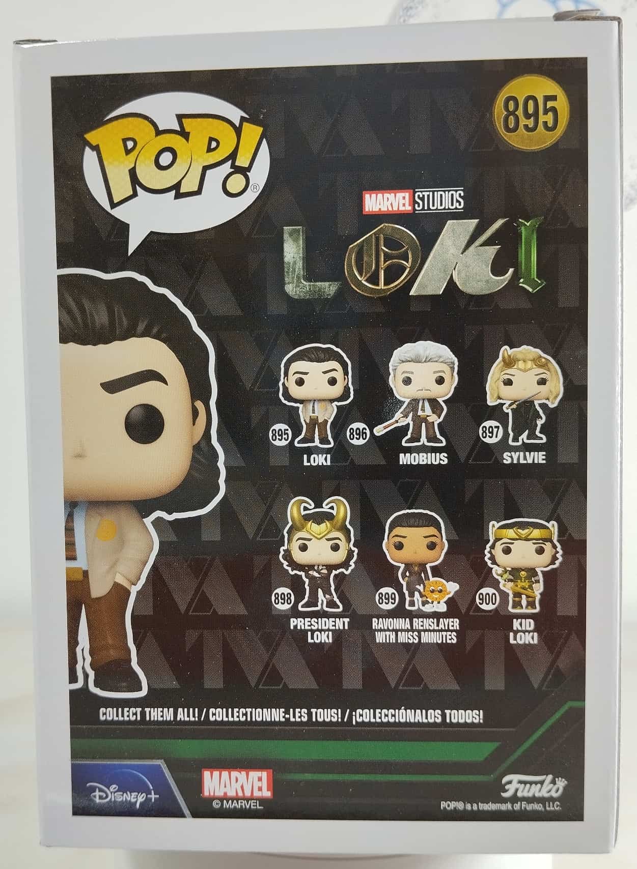 Funko Pop! LOKI- Loki # 895-atras Funko Pop! LOKI- Loki # 895-atras