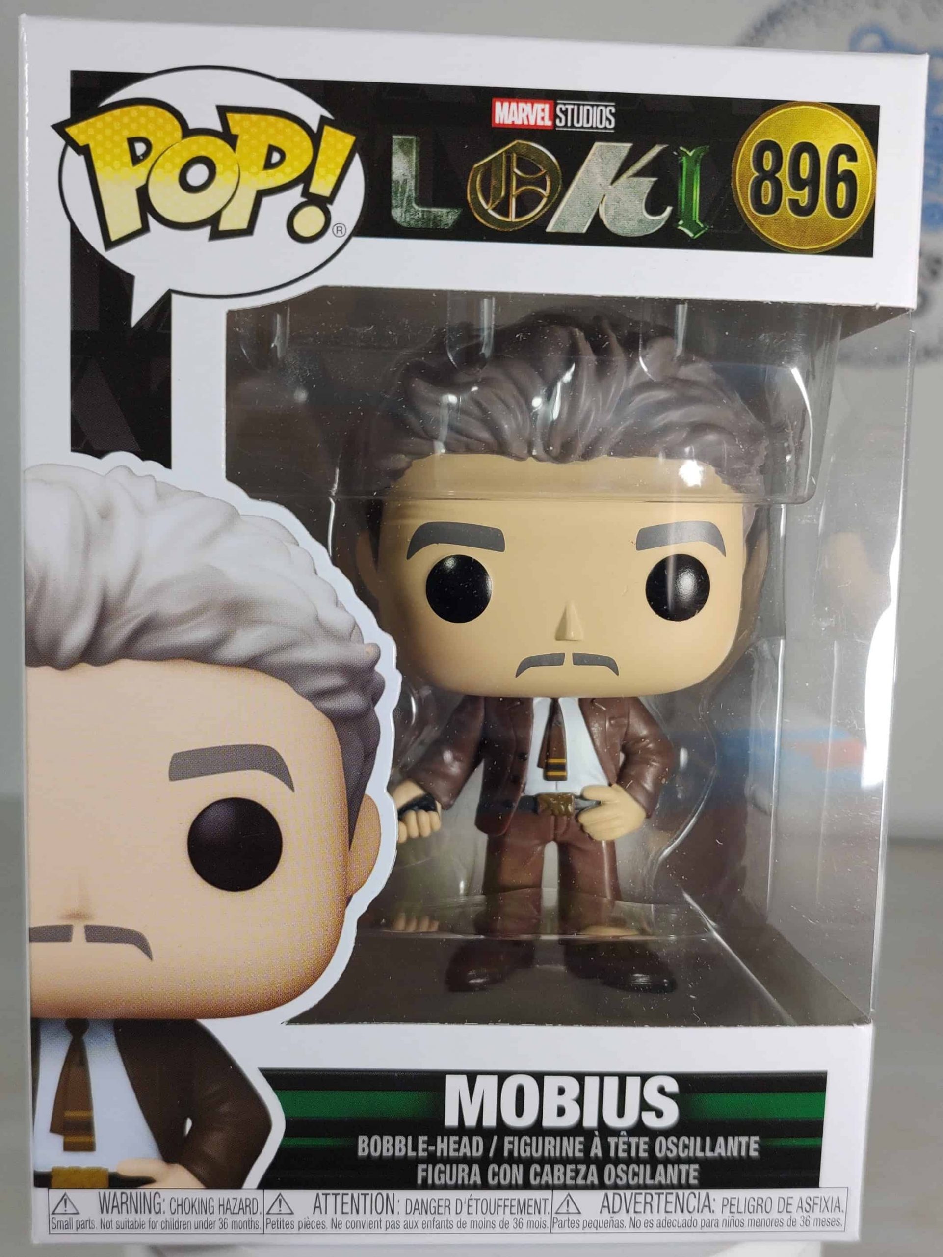 Funko Pop! LOKI- Mobius # 896-frente Funko Pop! LOKI- Mobius # 896-frente
