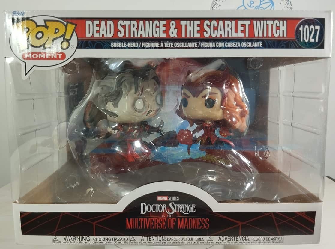 Funko Pop! MULTIVERSE- Dr Strange & the Scarlet Witch # 1027-frente Funko Pop! MULTIVERSE- Dr Strange & the Scarlet Witch # 1027-frente