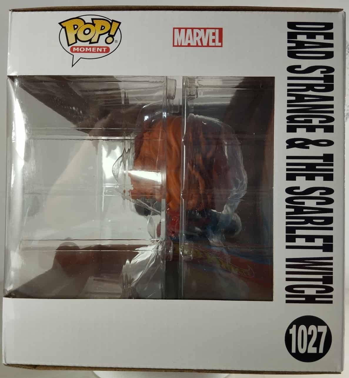 Funko Pop! MULTIVERSE- Dr Strange & the Scarlet Witch # 1027-lado izq Funko Pop! MULTIVERSE- Dr Strange & the Scarlet Witch # 1027-lado izq