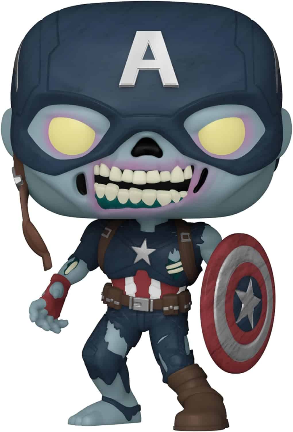 Funko Pop! WHAT IF Zombie Captain America # 941-stock Funko Pop! WHAT IF Zombie Captain America # 941-stock