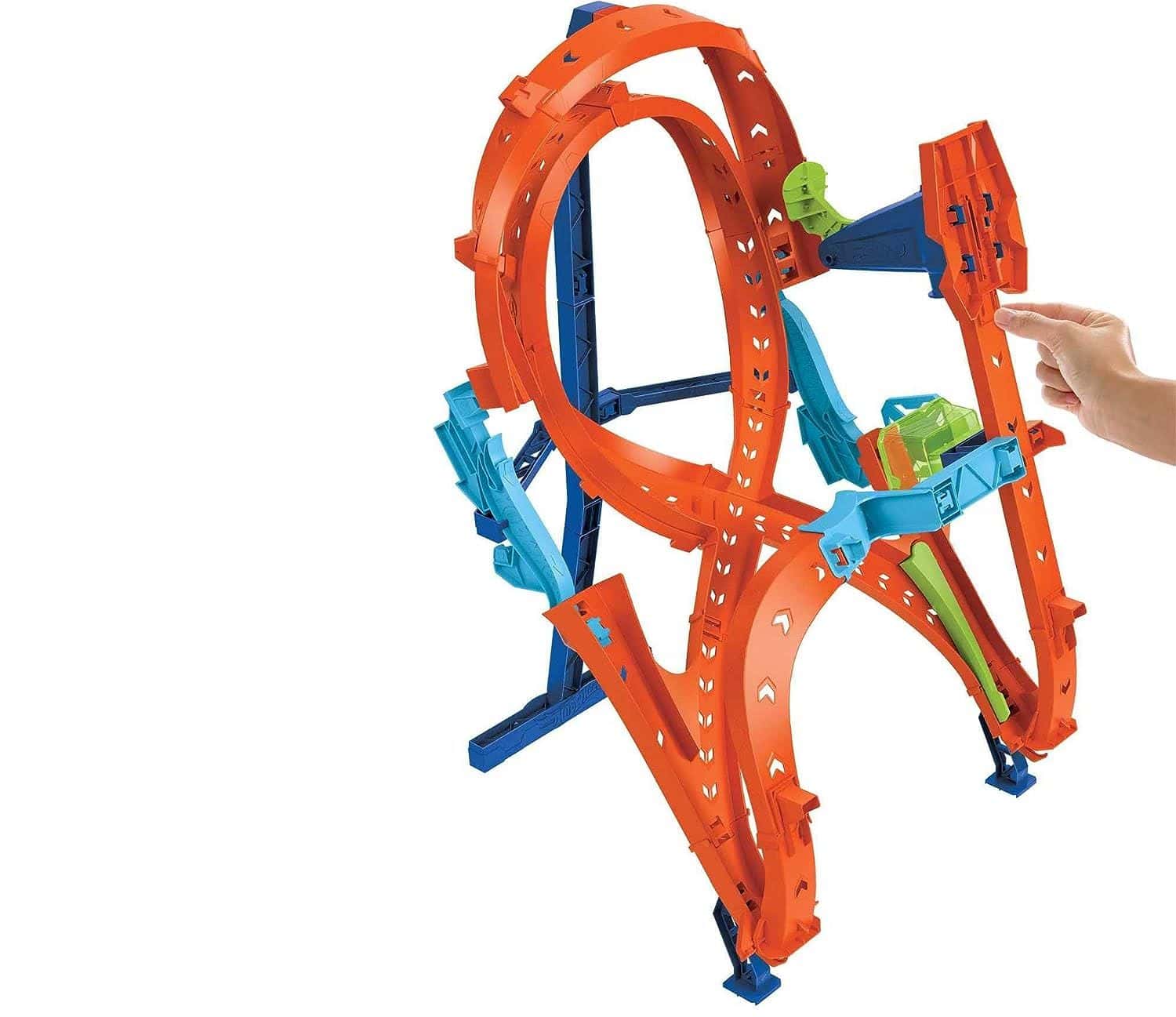 Pista Armable 8 Loop Salto Vertical Hotwheels Track Builder-stock cerrada Pista Armable 8 Loop Salto Vertical Hotwheels Track Builder-stock cerrada