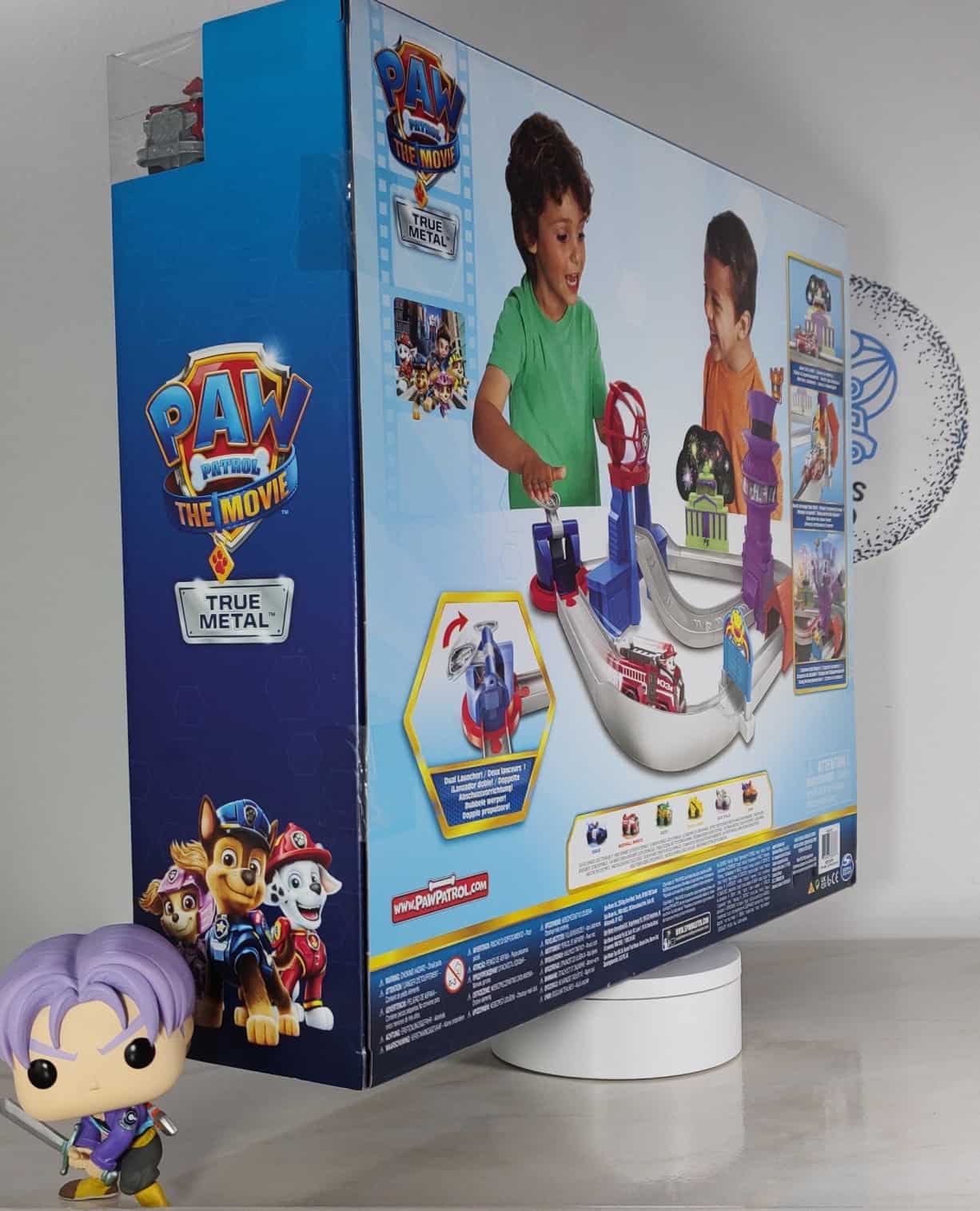 Pista Ciudad Rescate Paw Patrol con Carro metalico-diagonal izq Pista Ciudad Rescate Paw Patrol con Carro metalico-diagonal izq