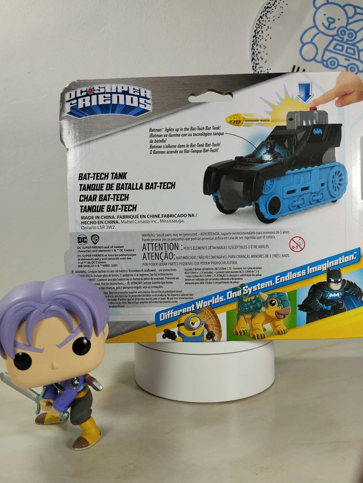 Vehiculo Tanque de DC Batman Fisher Price Imaginext-atras Vehiculo Tanque de DC Batman Fisher Price Imaginext-atras