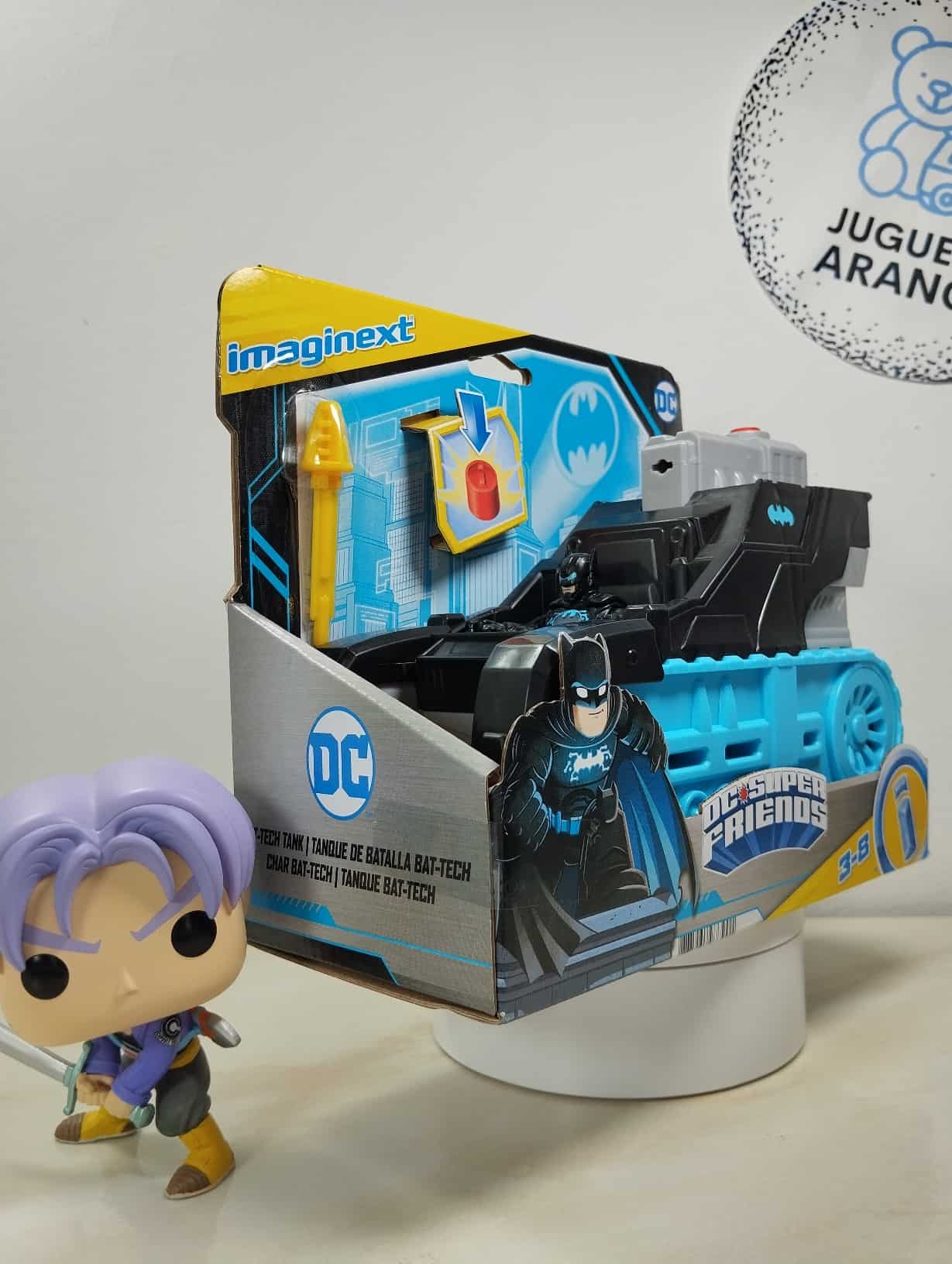 Vehiculo Tanque de DC Batman Fisher Price Imaginext-lado izq Vehiculo Tanque de DC Batman Fisher Price Imaginext-lado izq