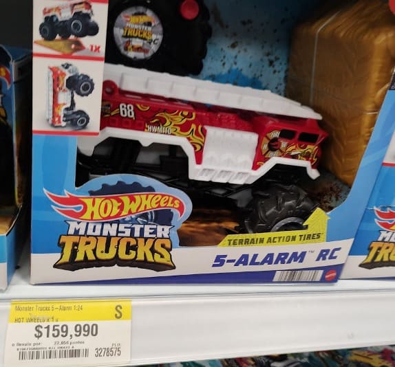 Hotwheels Camion De Bomberos Radio Control Precio en el Exito