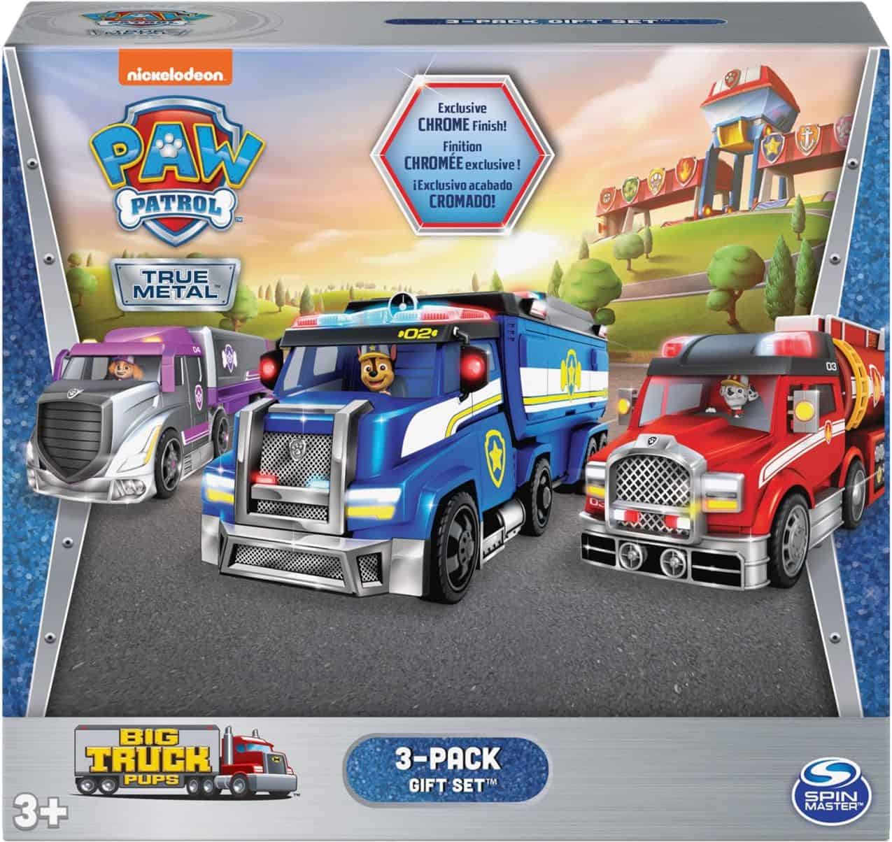 3 Camiones Originales Paw Patrol, Metalicos (3) 3 Camiones Originales Paw Patrol, Metalicos (3)