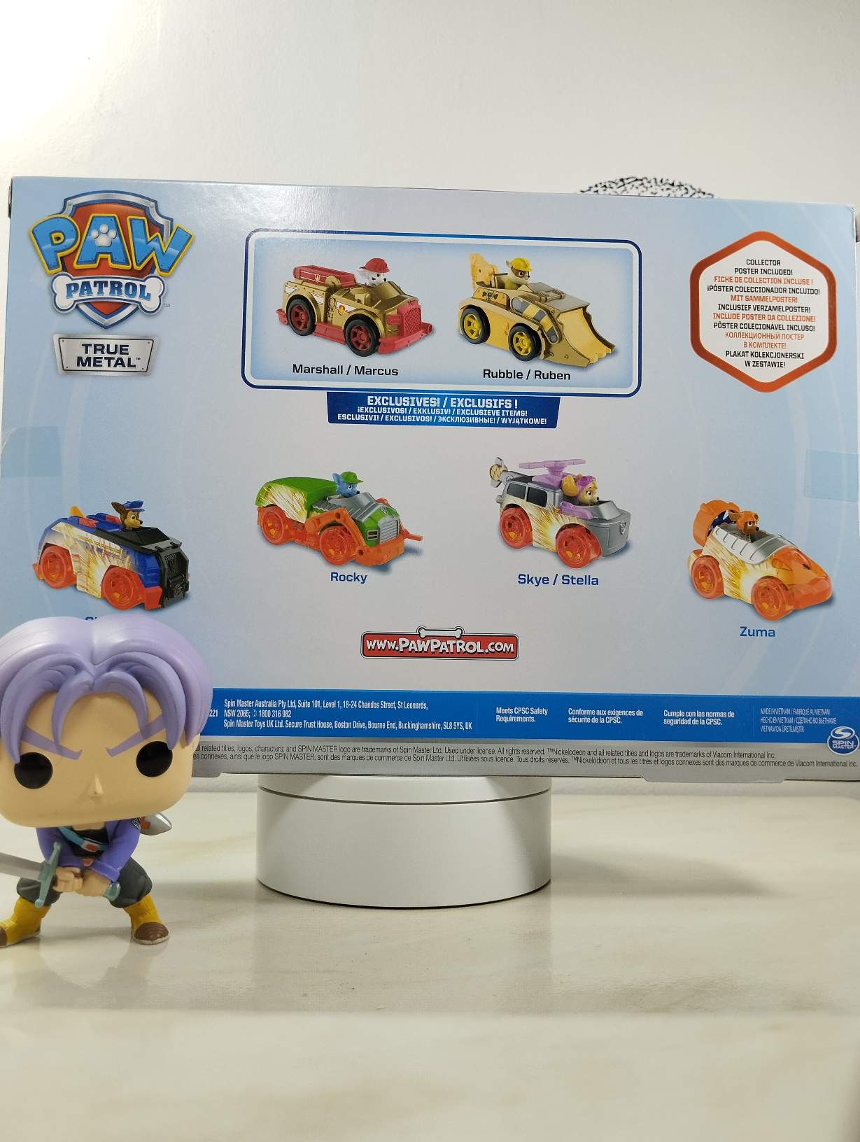 6 Carros Originales Paw Patrol, Metalicos (4) 6 Carros Originales Paw Patrol, Metalicos (4)