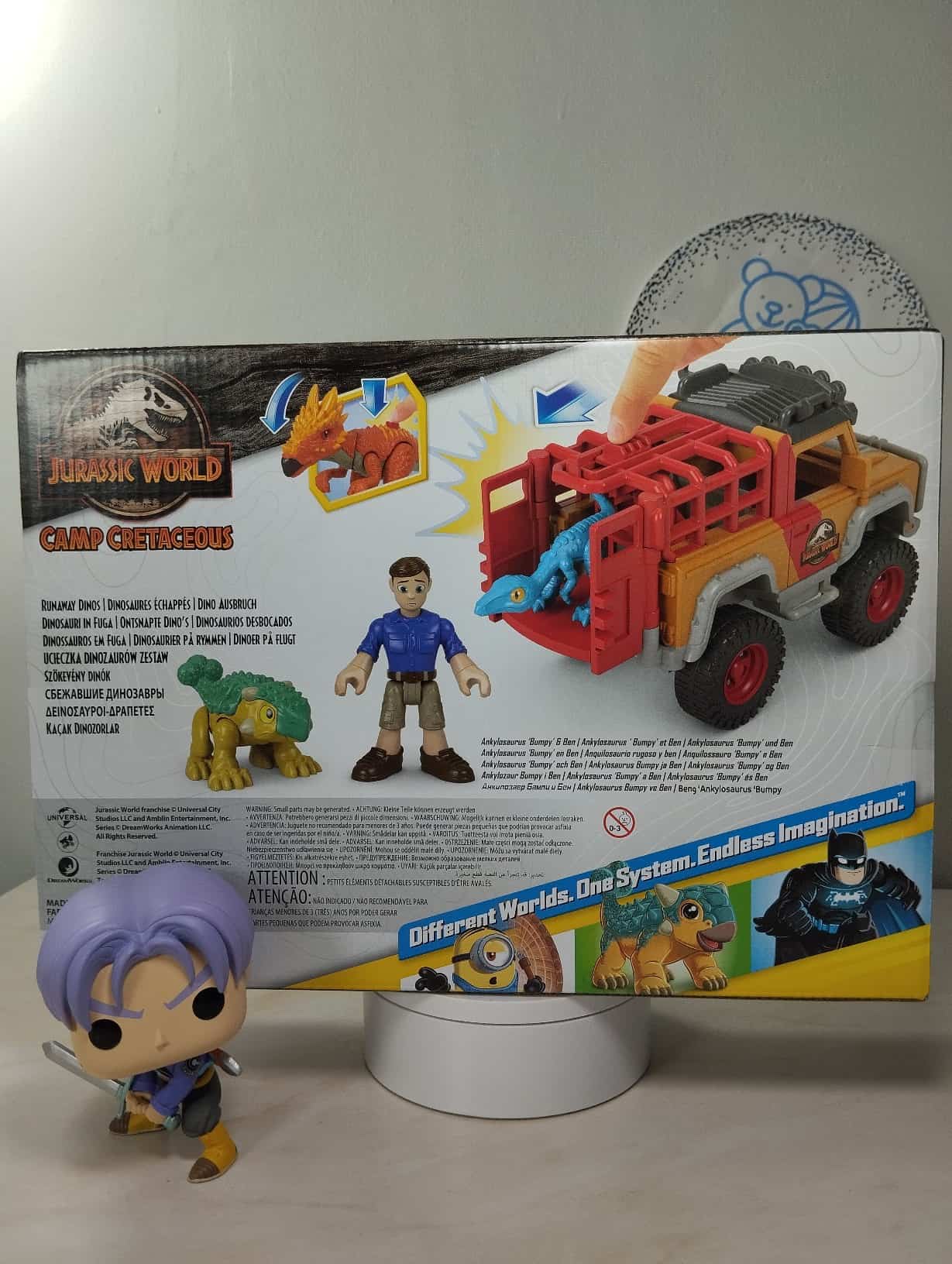 Combo Imaginex Jurasicc World Campamento Cretacico-atras Combo Imaginex Jurasicc World Campamento Cretacico-atras