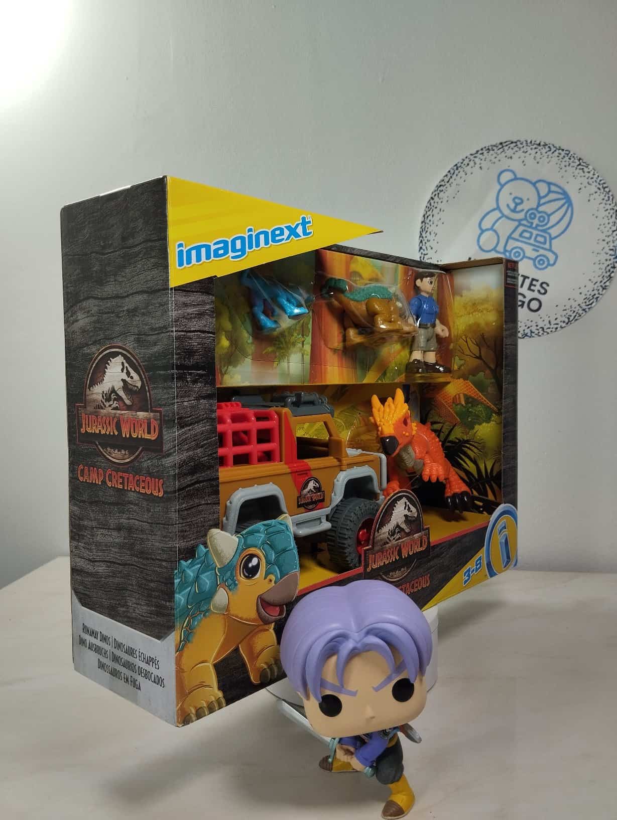Combo Imaginex Jurasicc World Campamento Cretacico-lado izq Combo Imaginex Jurasicc World Campamento Cretacico-lado izq
