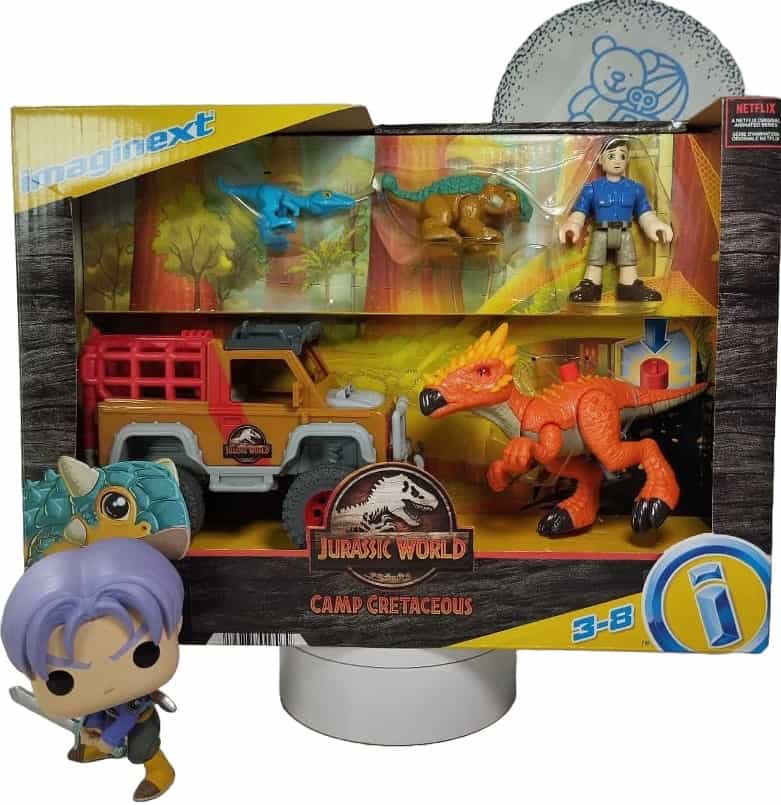 Combo Imaginex Jurasicc World Campamento Cretacico stock portada Combo Imaginex Jurasicc World Campamento Cretacico stock portada