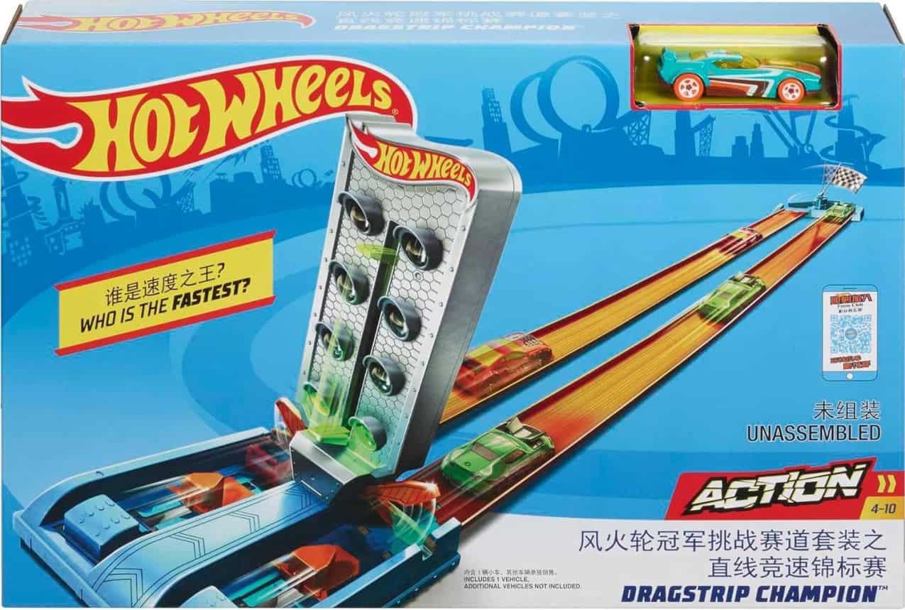 Pista de Carreras Drag Strip Champion Cara a Cara de Hot Wheels Drag Strip (4) Pista de Carreras Drag Strip Champion Cara a Cara de Hot Wheels Drag Strip (4)