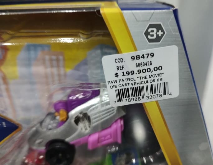 Carros Originales Paw Patrol X6 Precio Tesoro