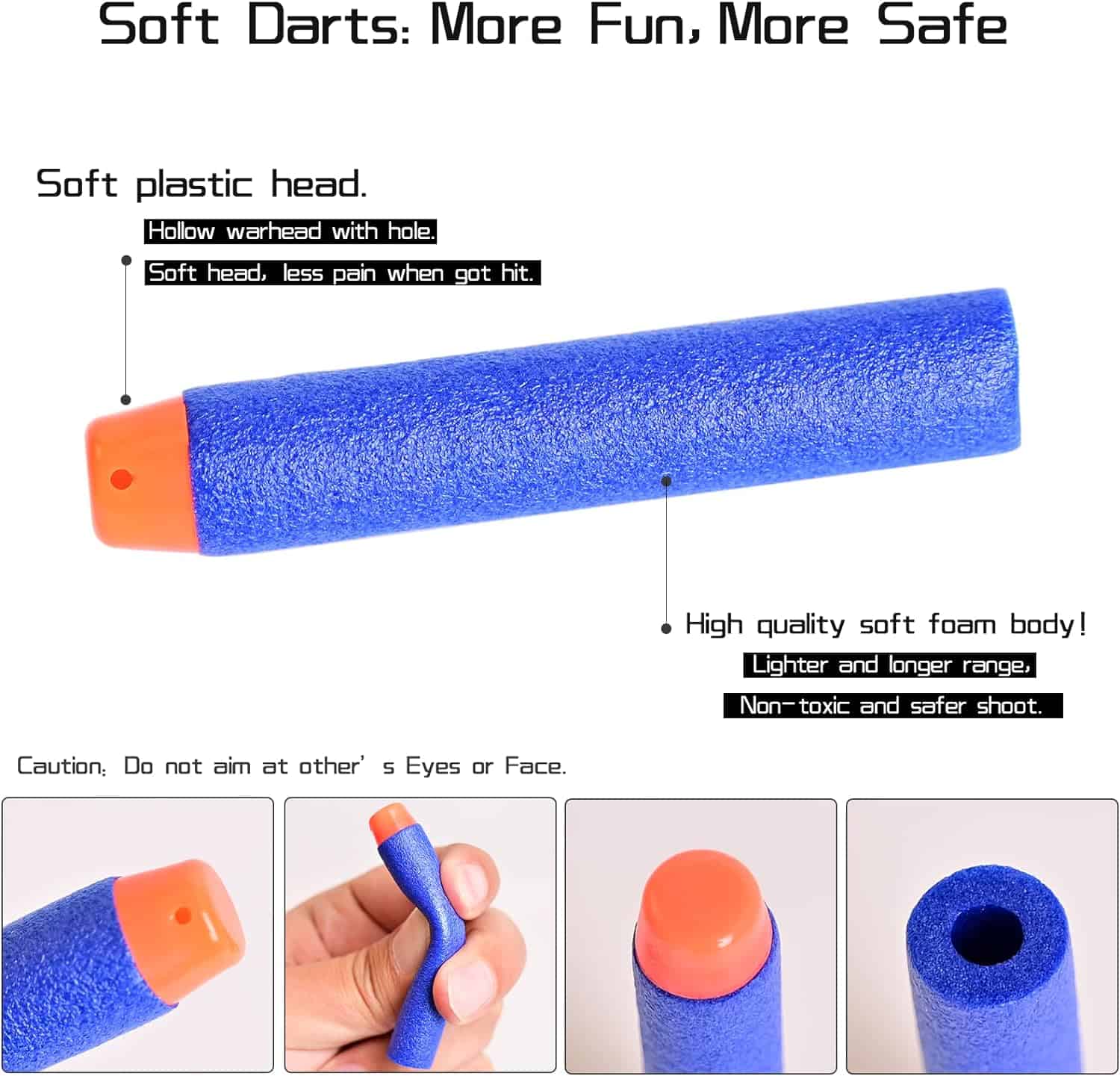 100 Dardos Compatibles Nerf Elite Series | Recarga Tipo Elite - Image 4