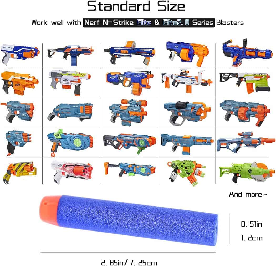 100 Dardos Compatibles Nerf Elite Series | Recarga Tipo Elite - Image 6