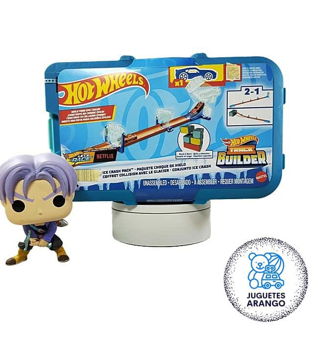 Hot Wheels Track Builder Ice Crash Pack con Desafío de Hielo - Image 3