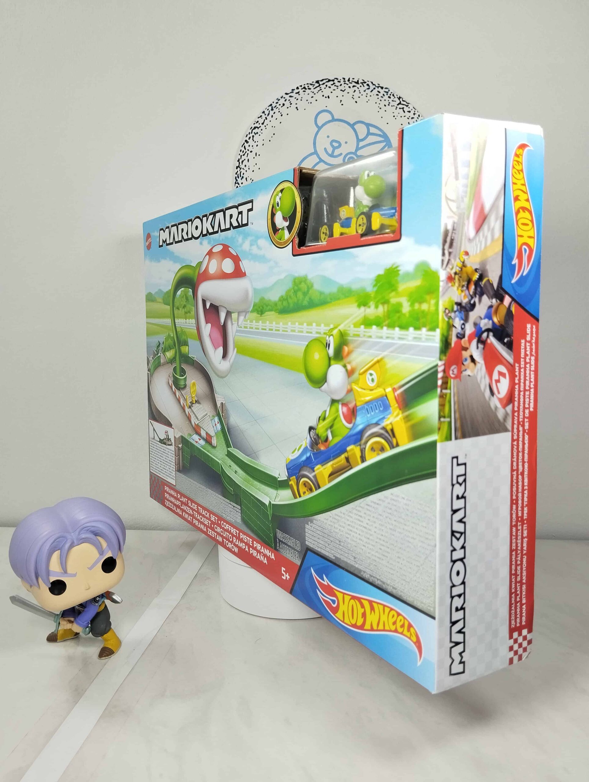 Hot Wheels Mario Kart Yoshi Pista Piraña con Kart - Image 8