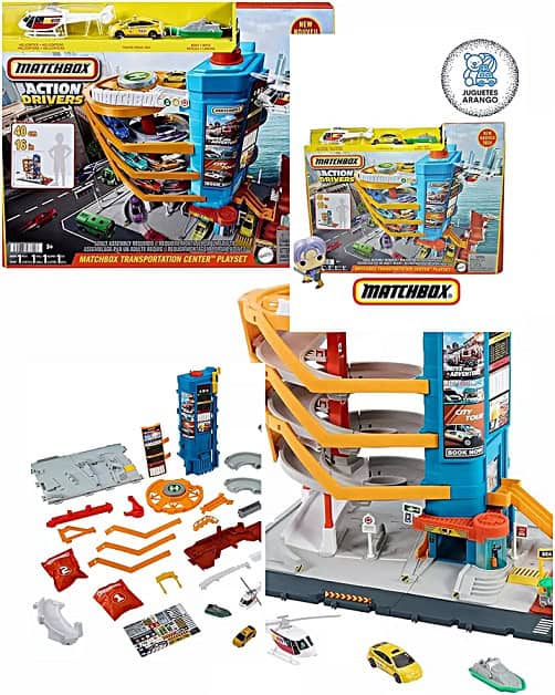 Garage Matchbox Mattel Playset con 3 Vehículos - Image 4