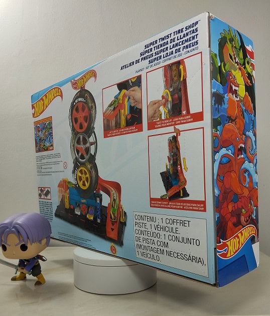 Pista Hot Wheels Tienda de Neumáticos Super City con Auto - Image 7