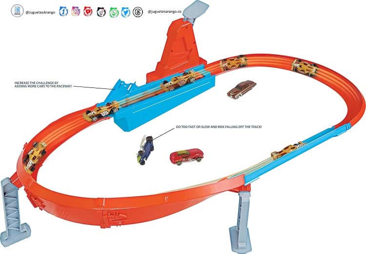 Pista Hot Wheels Action de Carreras con Vehículo - Image 11