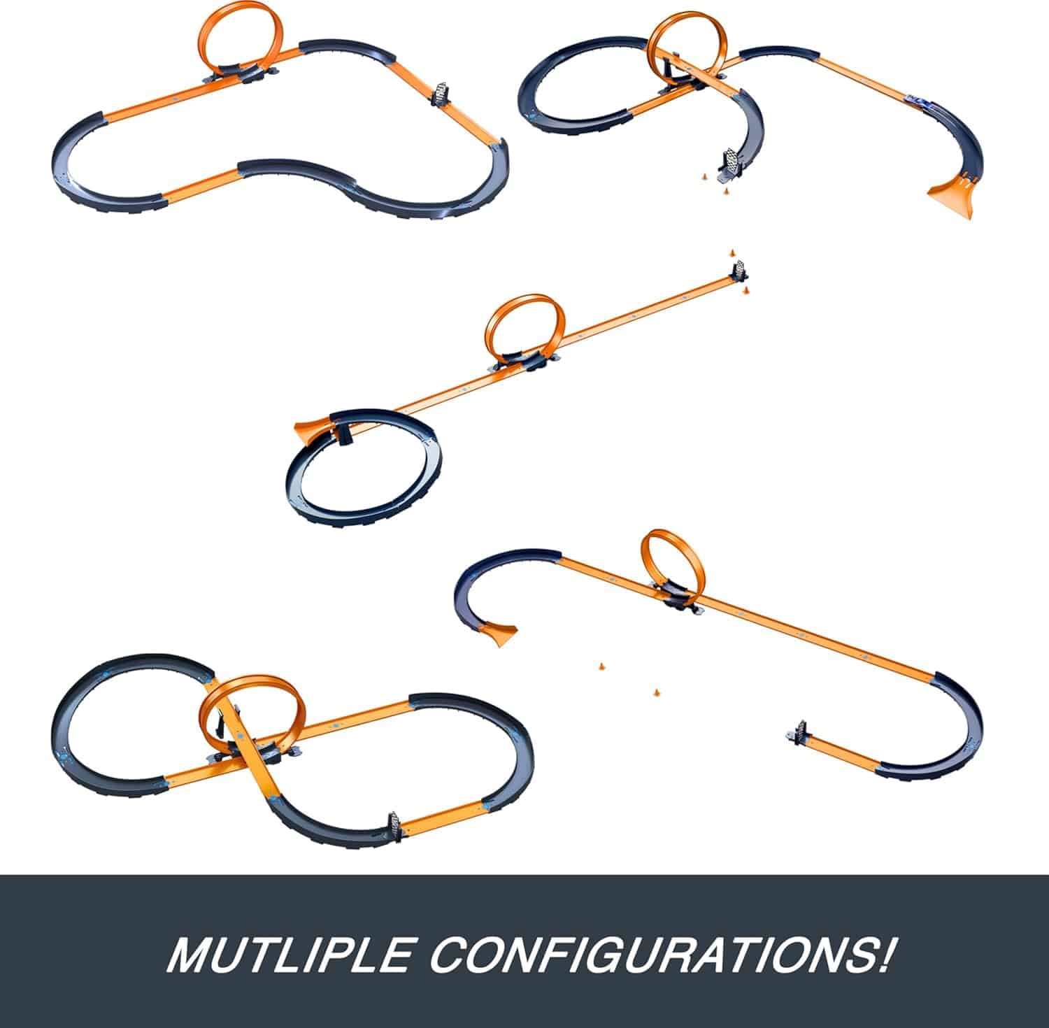 Juego de Pistas RC Hot Wheels con Vehículo y 30 Piezas - Image 5