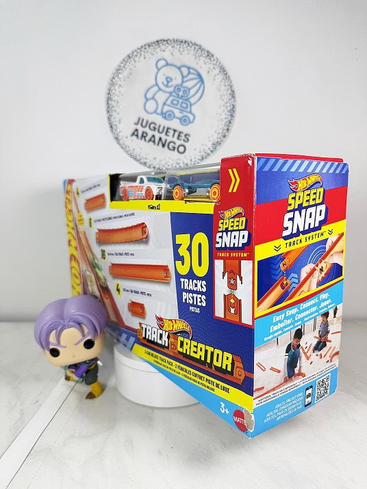 Hot Wheels Track Builder Deluxe Pack 2 Autos | Set de Pistas - Image 3