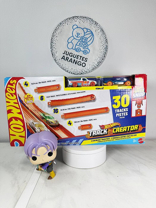 Hot Wheels Track Builder Deluxe Pack 2 Autos | Set de Pistas - Image 5